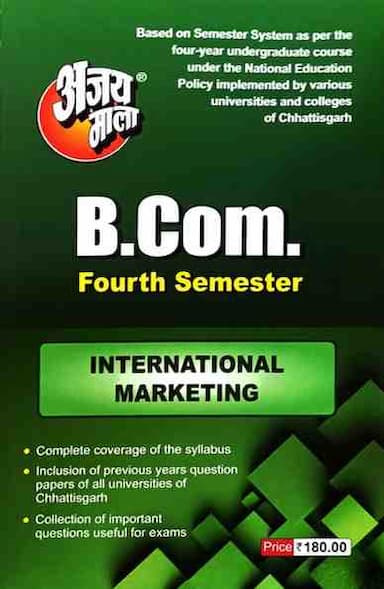 InternationalMarketingB.Com4thSem