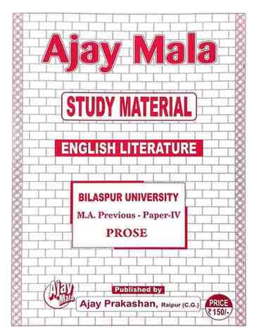 AjayMalaMAEnglishProseBilaspuruniversity2026