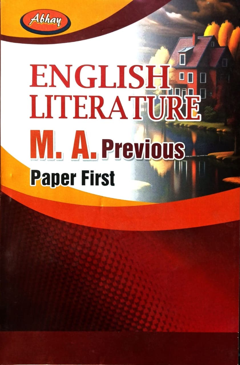 Abhay English literature ma previous paper 1