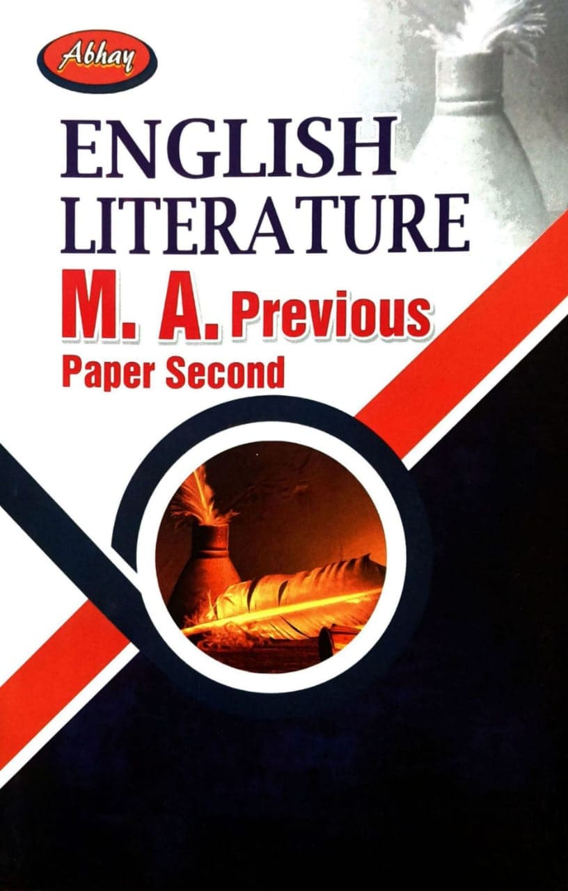 Abhay English literature ma previous paper 2