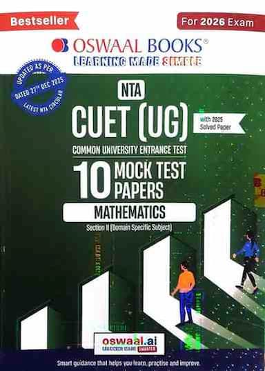 oswal nta cuet ug mathematics mock test cover